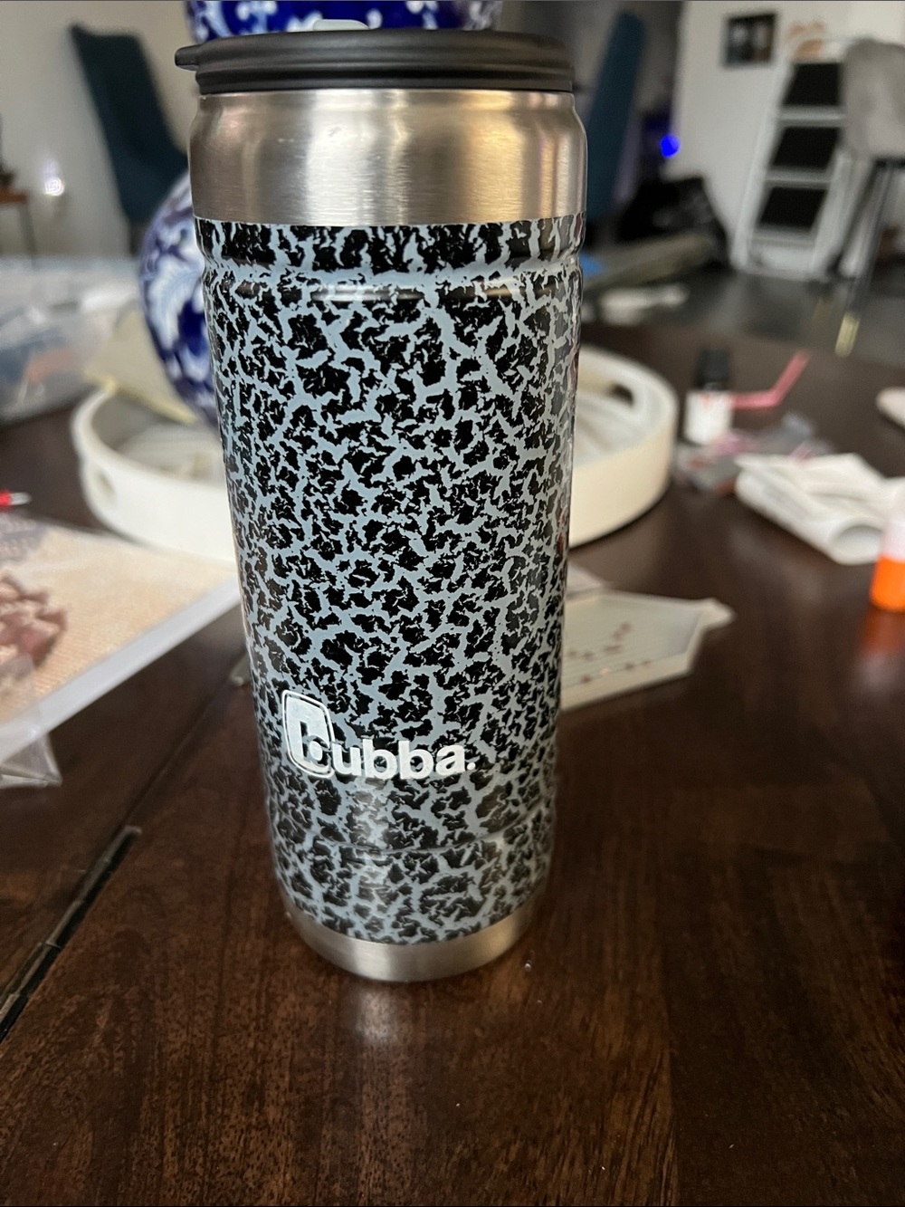 Bubba Stainless Steel Travel Mug in Speckled Light Blue
